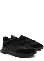 Cleens Essential Runner Evo Panelled Mesh Sneakers Black