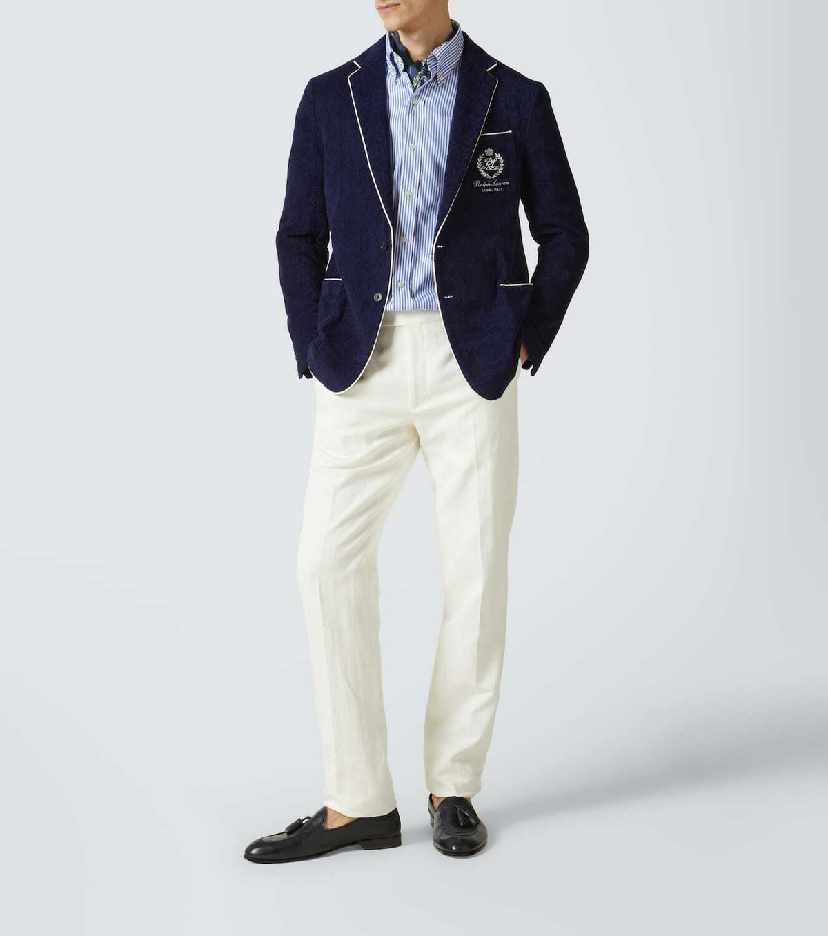 Ralph Lauren Purple Label Regatta cotton terry blazer Ralph Lauren 