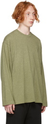 John Elliott Green Salt Wash Long Sleeve T-Shirt