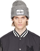 Off-White Gray Patch Beanie