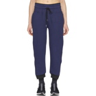 adidas by Stella McCartney Navy and Black Essentials Zip Sweatpants