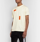 Heron Preston - Logo-Appliquéd Cotton-Blend Jersey T-Shirt - Neutrals