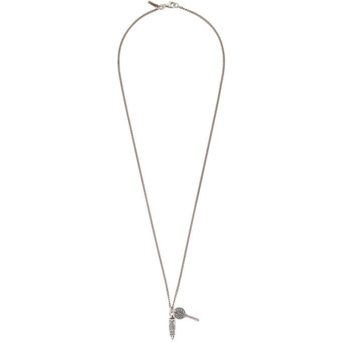 Photo: Emanuele Bicocchi Silver Bullet and Key Pendant Necklace