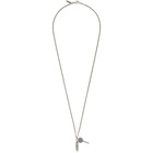 Emanuele Bicocchi Silver Bullet and Key Pendant Necklace