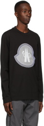 Moncler Black Logo Long Sleeve T-Shirt