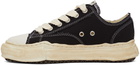 Miharayasuhiro Black Over-Dyed OG Sole Peterson Sneakers