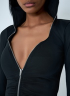 Balenciaga Bra Cup Zip-Up Jacket