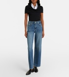 7 For All Mankind Stovepipe straight jeans