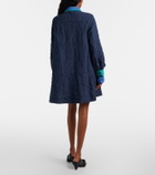 Loewe Striped technical cotton-blend shirt dress
