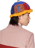 KidSuper Multicolor Running Man Crochet Hat