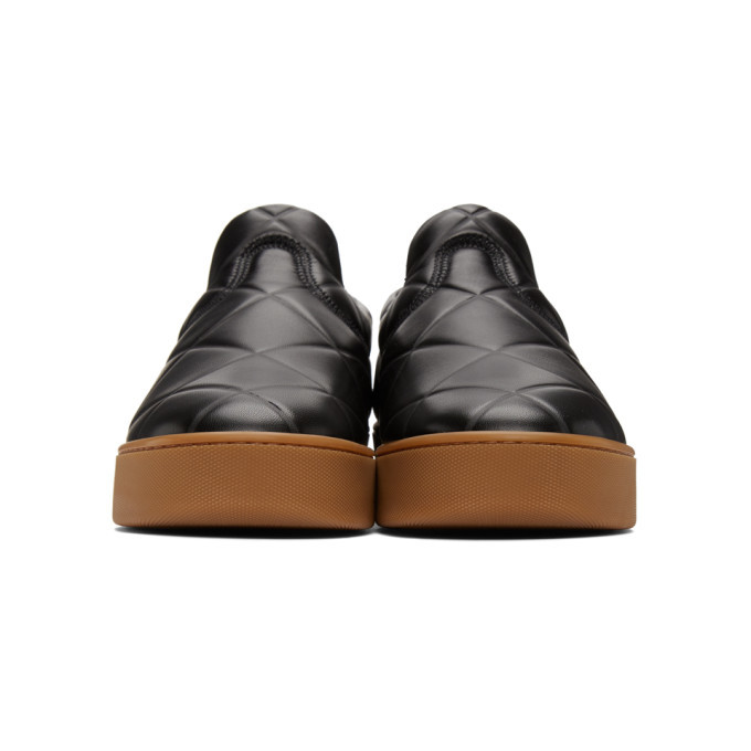 Bottega Veneta Black BV Quilt Sneakers Bottega Veneta