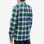 Barbour Men's Tobias Check Shirt in Washed Green