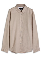 Rag & Bone Finch Linen-blend Shirt Cream