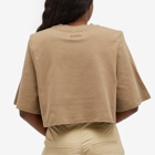 Isabel Marant Women's Zaely Cropped Tshirt in Khaki