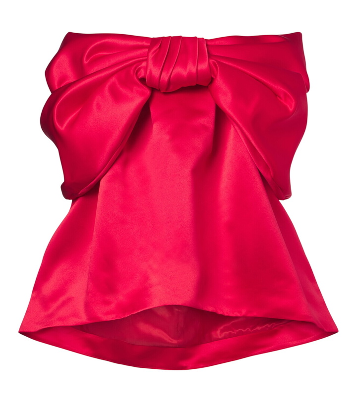 Photo: Simone Rocha Bow-detail satin top