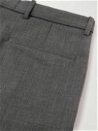 Nili Lotan - Tel Aviv Tapered Cropped Virgin Wool-Twill Trousers - Gray