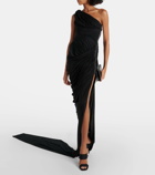 Rick Owens Draped cotton jersey gown
