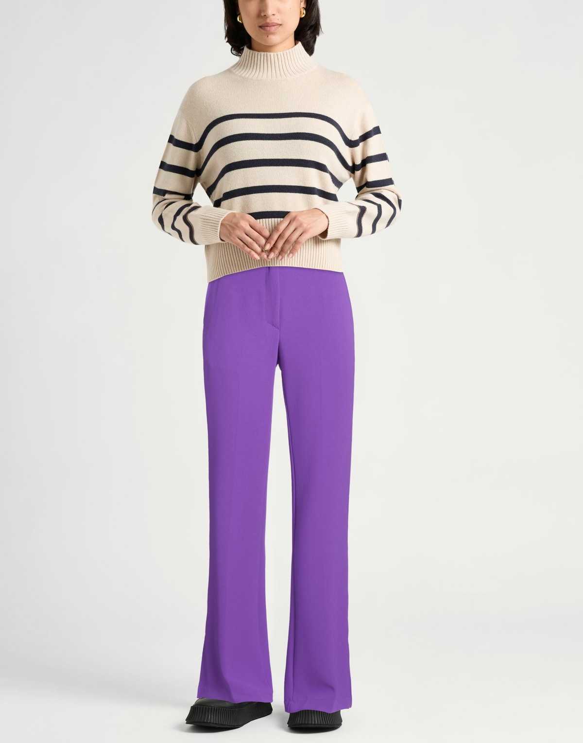 Jucca Womens Pants in Purple