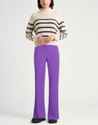 Jucca Womens Pants in Purple