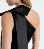 The New Arrivals Ilkyaz Ozel Cutout one-shoulder gown
