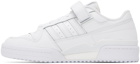 adidas Originals White Forum Low Sneakers