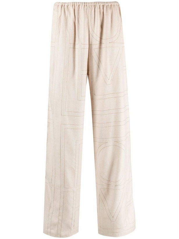 Photo: TOTEME - Monogram Flannel Trousers