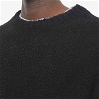 Ten C Men's Soft Crew Knit in Black