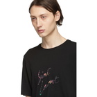 Saint Laurent Black Animalier Logo T-Shirt