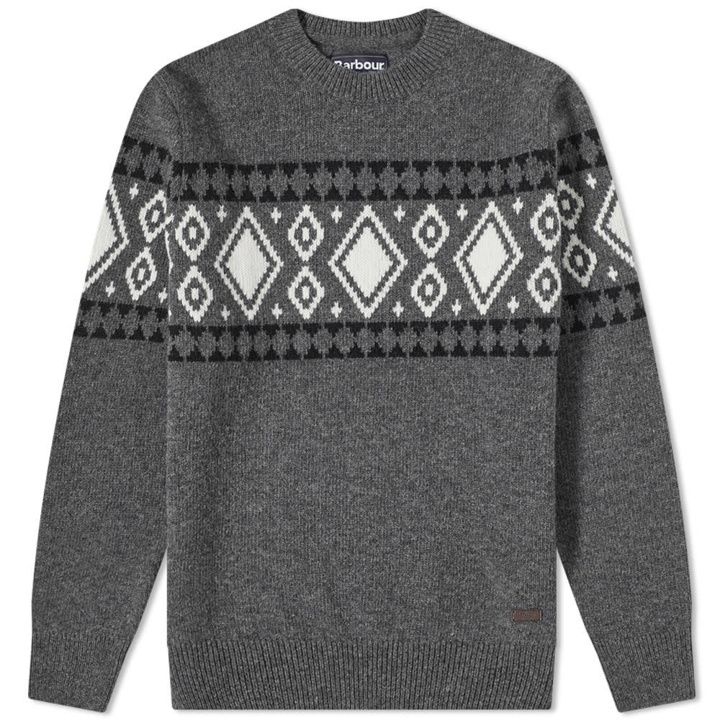 Photo: Barbour Essential Diamond Crew Knit