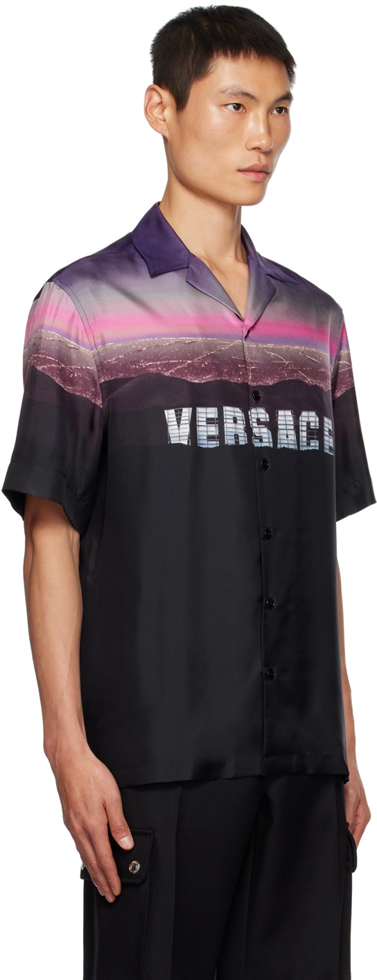 Versace Purple & Pink Hills Shirt
