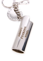 Stella Mccartney About F**king Time Lighter Case Keyring - Silver - One Size