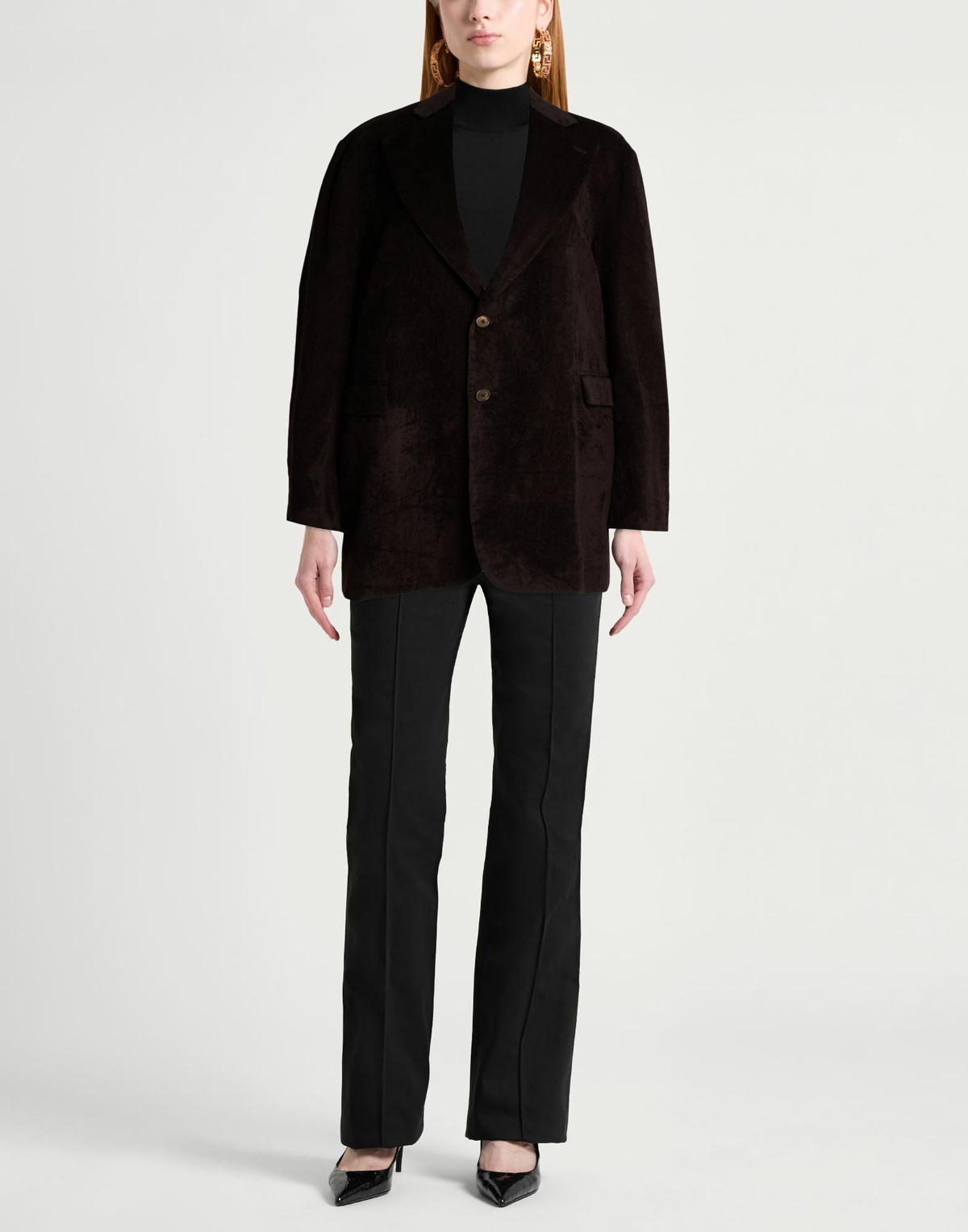 Barena Womens Blazer Dark in Brown
