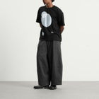 YMC Men's Death Star Print Triple T Shirt in Black