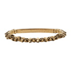 Alexander McQueen Gold Mini Skull Bracelet