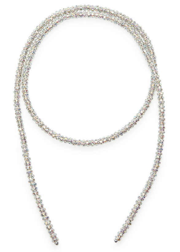 Photo: Pearl Octopuss.y Skinny Serpent Silver-plated Necklace - One Size