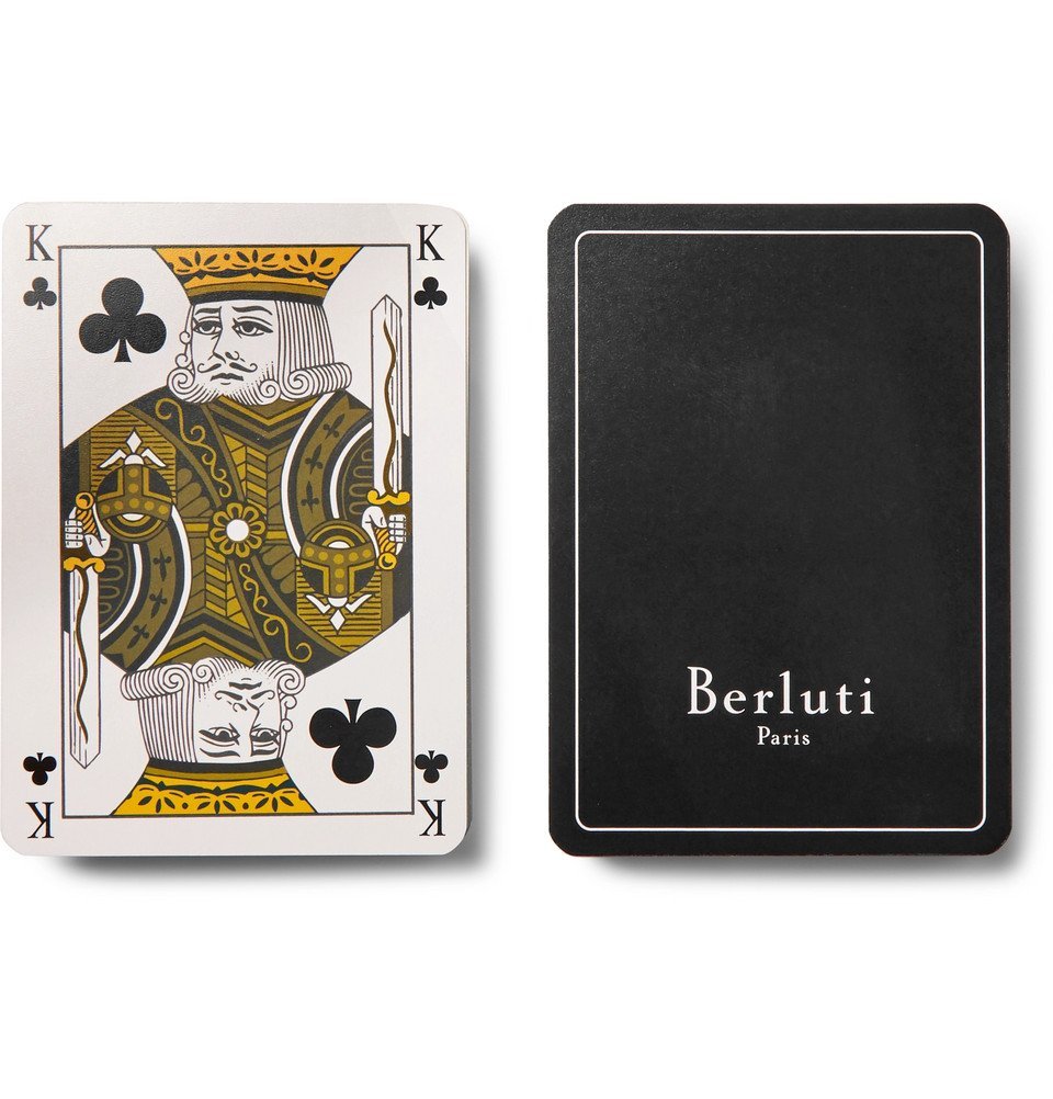 Berluti playing discount cards