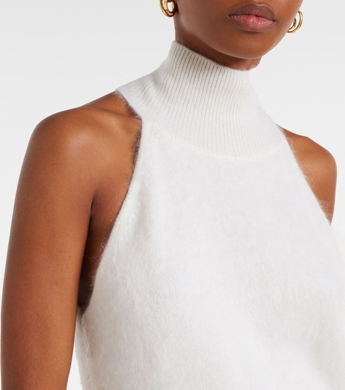Lisa Yang Leya knitted cashmere tank top