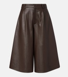 Brunello Cucinelli Leather Bermuda shorts