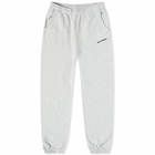 Sporty & Rich Serif Logo Sweatpants in Heather Grey/Black