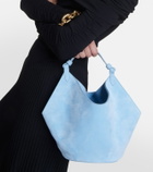 Khaite Lotus Mini suede tote bag