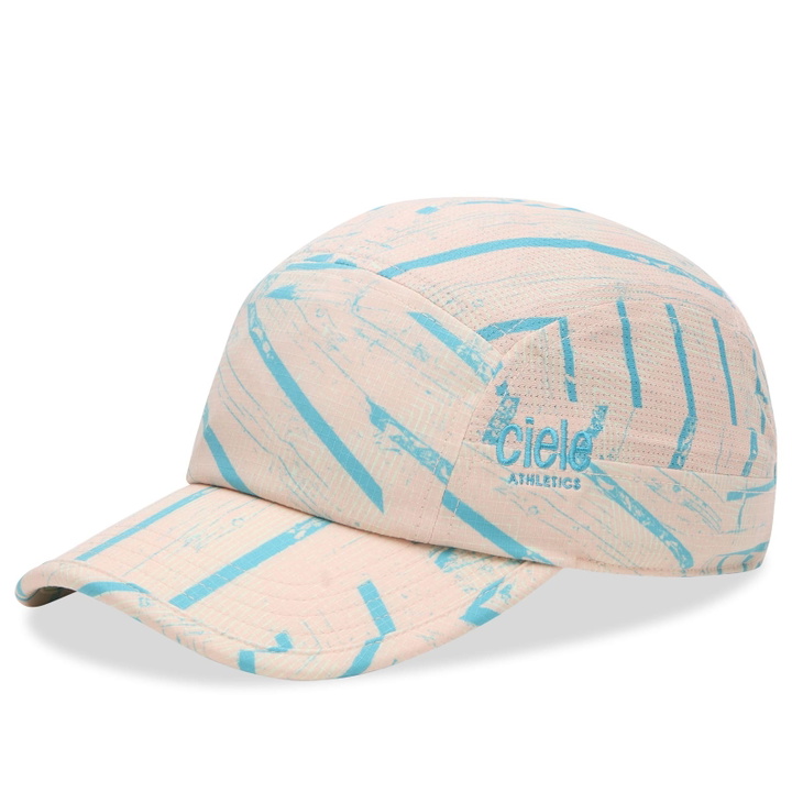 Photo: Ciele Athletics Men's GOCapSC-Field-AllOverPrint-Boardwalk in Cadmium