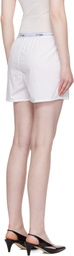 HommeGirls White Boxer Shorts