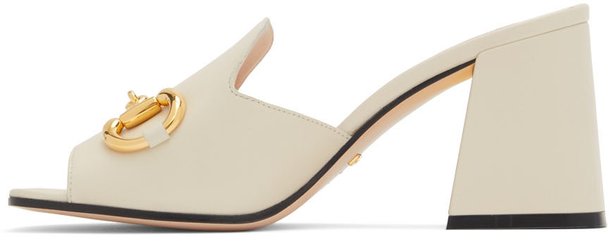 White gucci sandal online heels