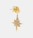 Roxanne First Sunset Star 14kt gold single earring with sapphires