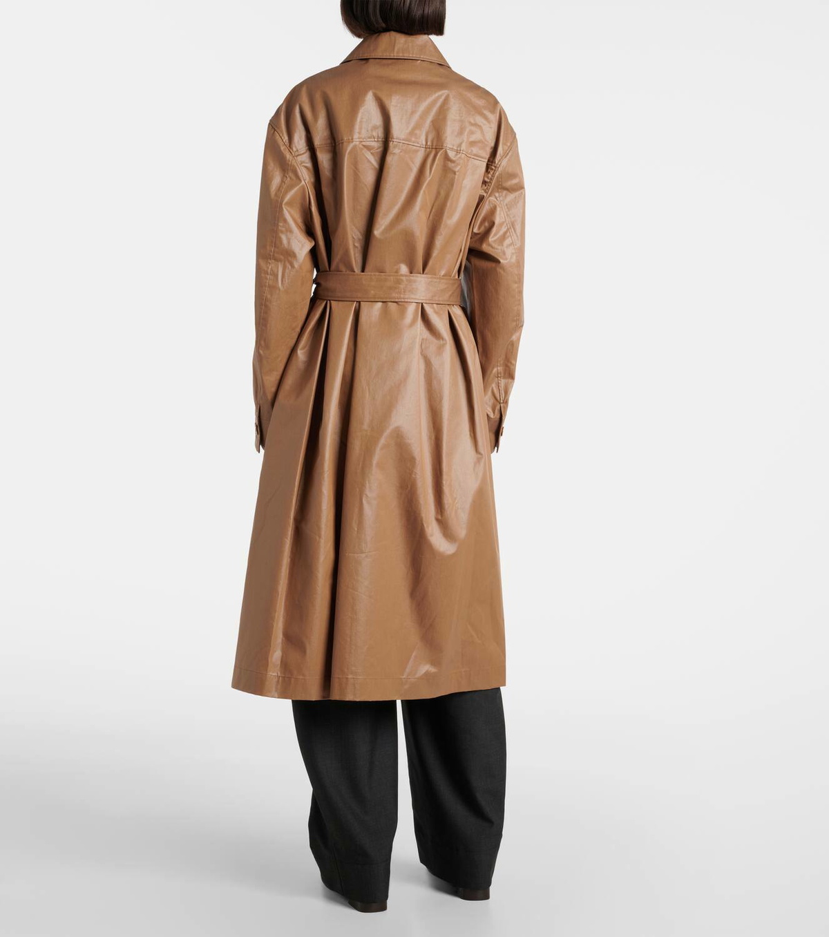 Lemaire Belted cotton raincoat