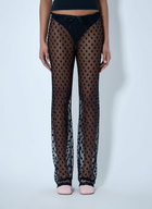Dries Van Noten Sheer Lace Trousers