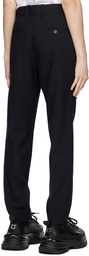 Wooyoungmi Navy Tapered Trousers