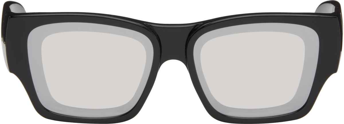 LOEWE Black Paula's Ibiza Goggle Rectangle Sunglasses
