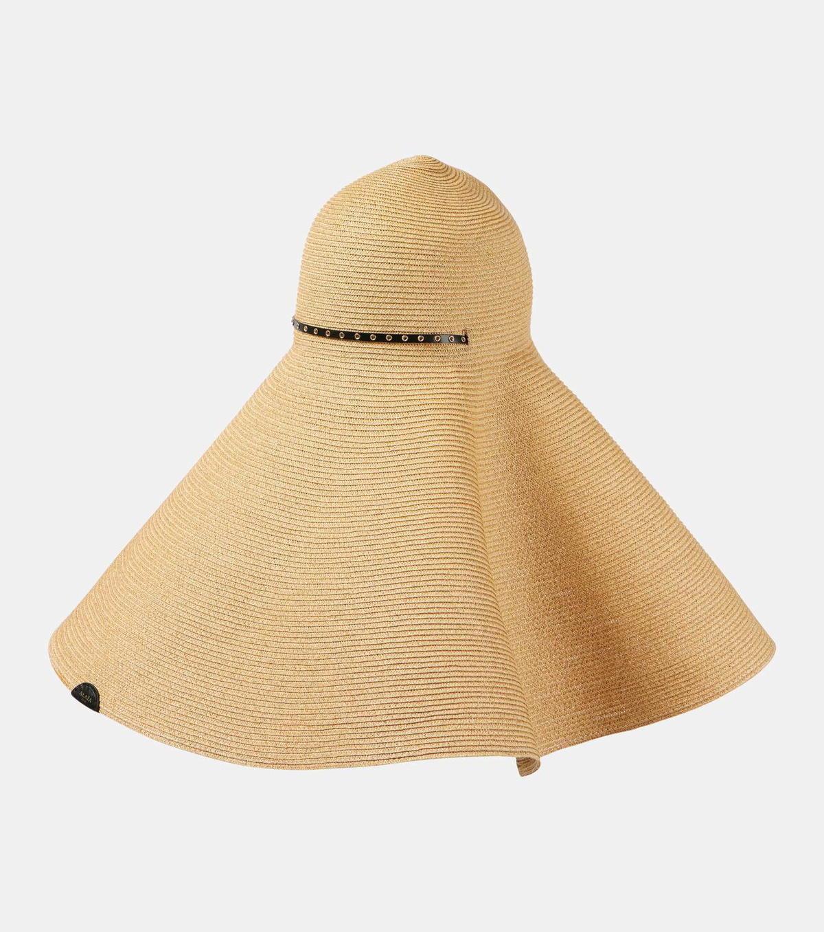 Alaïa Capeline straw cloche hat
