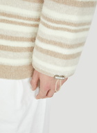 La Maille Carozzu Hooded Sweater in Beige